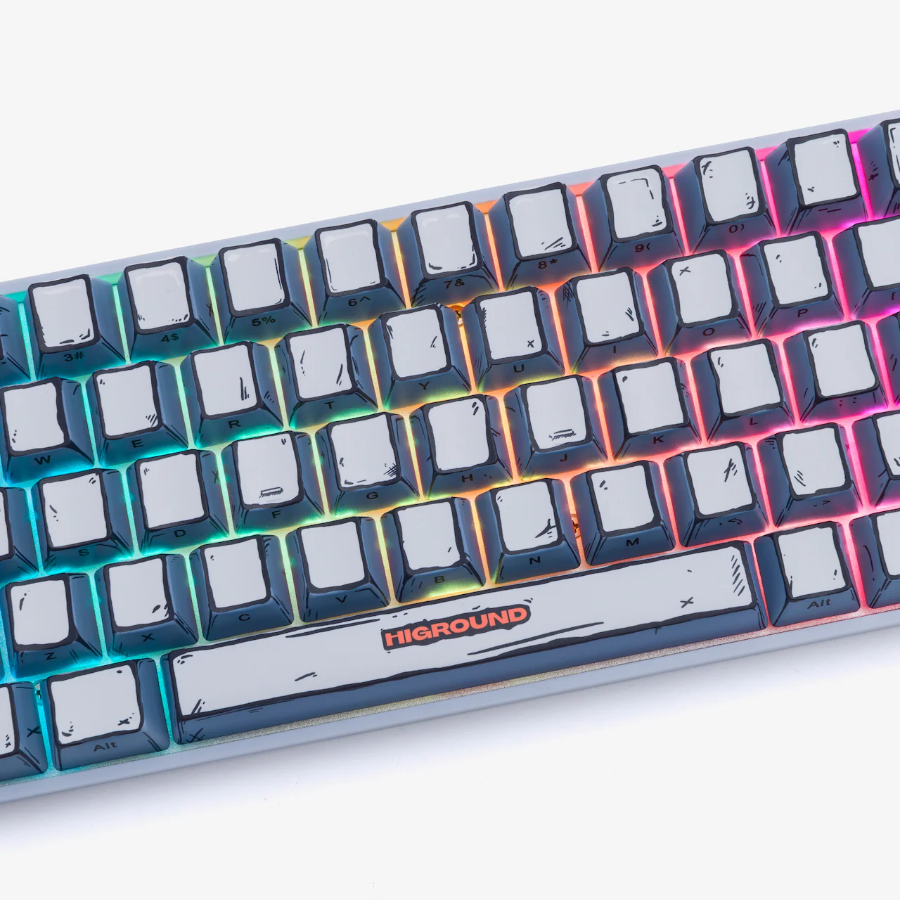 CELSHADE 68 Keycaps Set - GRAY - Image 4