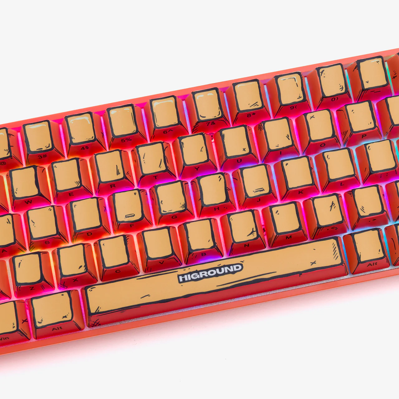 CELSHADE 68 Keycaps Set - ORANGE - Image 4