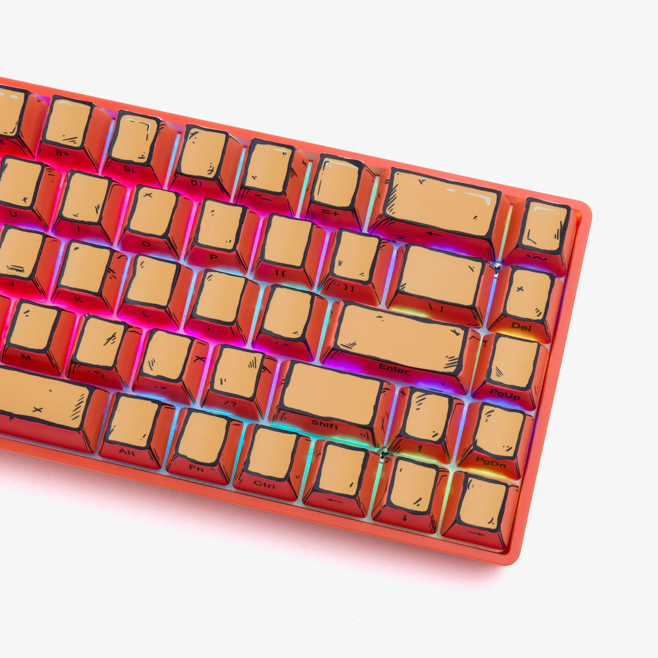 CELSHADE 68 Keycaps Set - ORANGE - Image 5