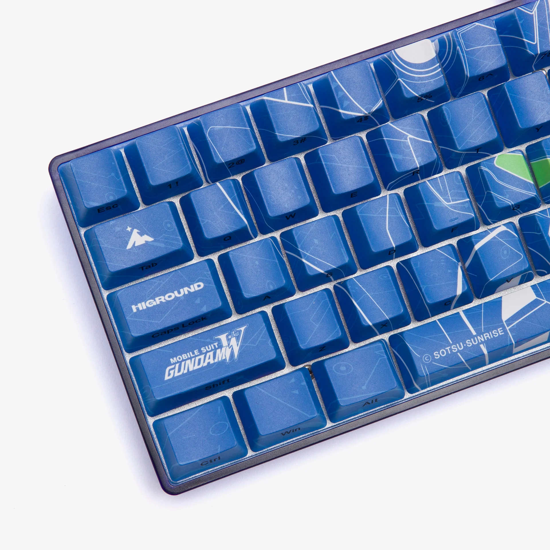 Gundam 68 Keycaps Set - Admiral (Blue) - Image 3