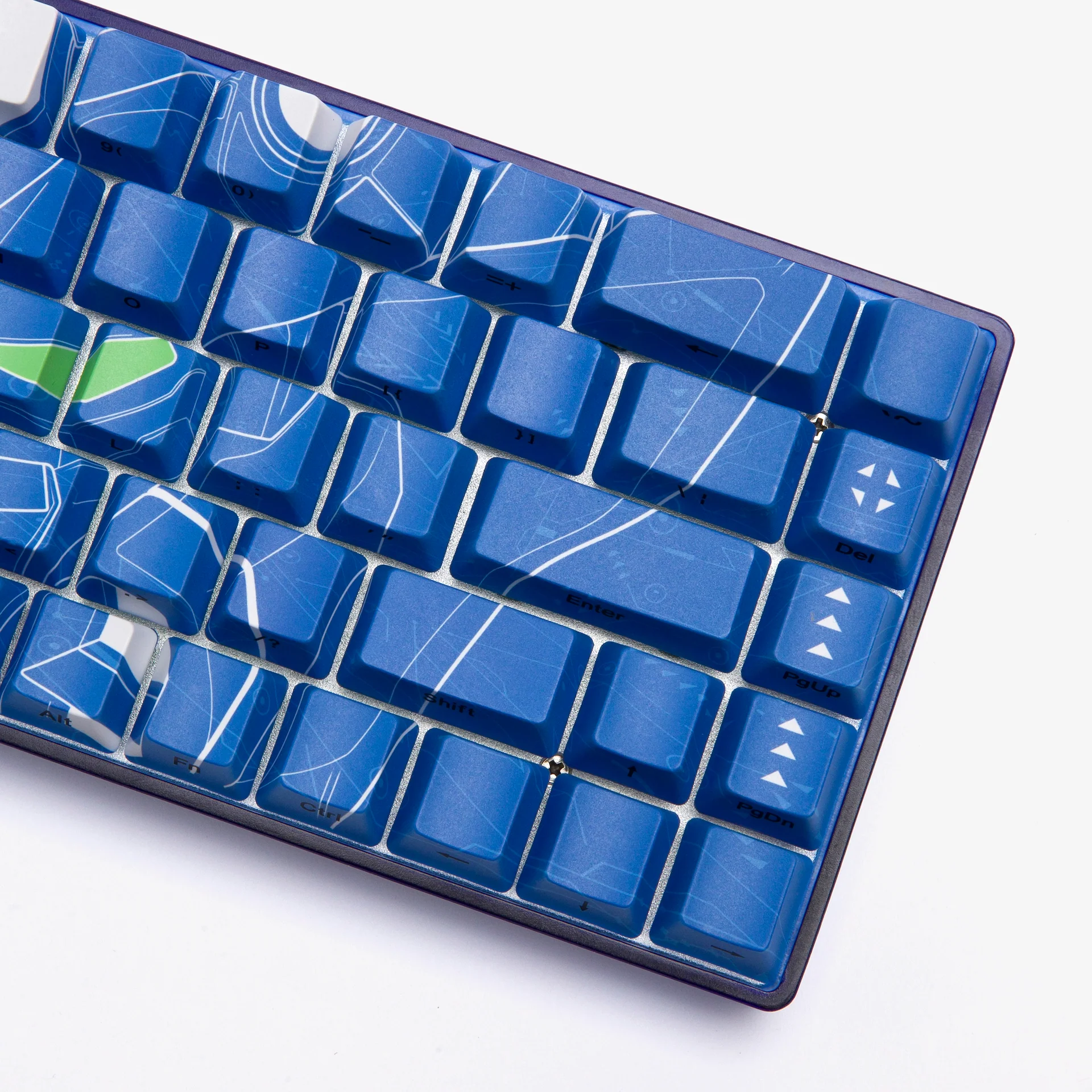Gundam 68 Keycaps Set - Admiral (Blue) - Image 5