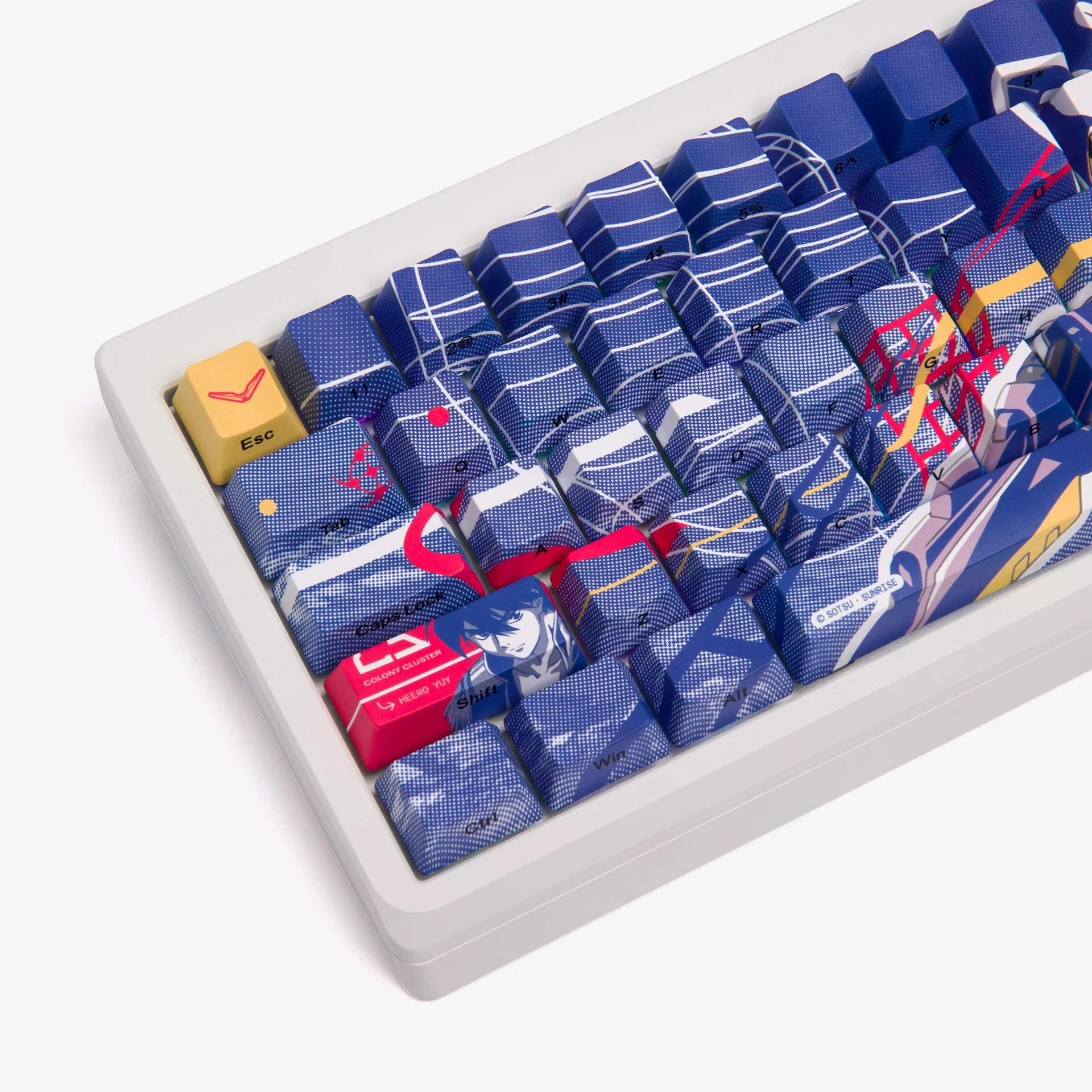 Gundam 68 Keycaps Set - 01W - Image 3