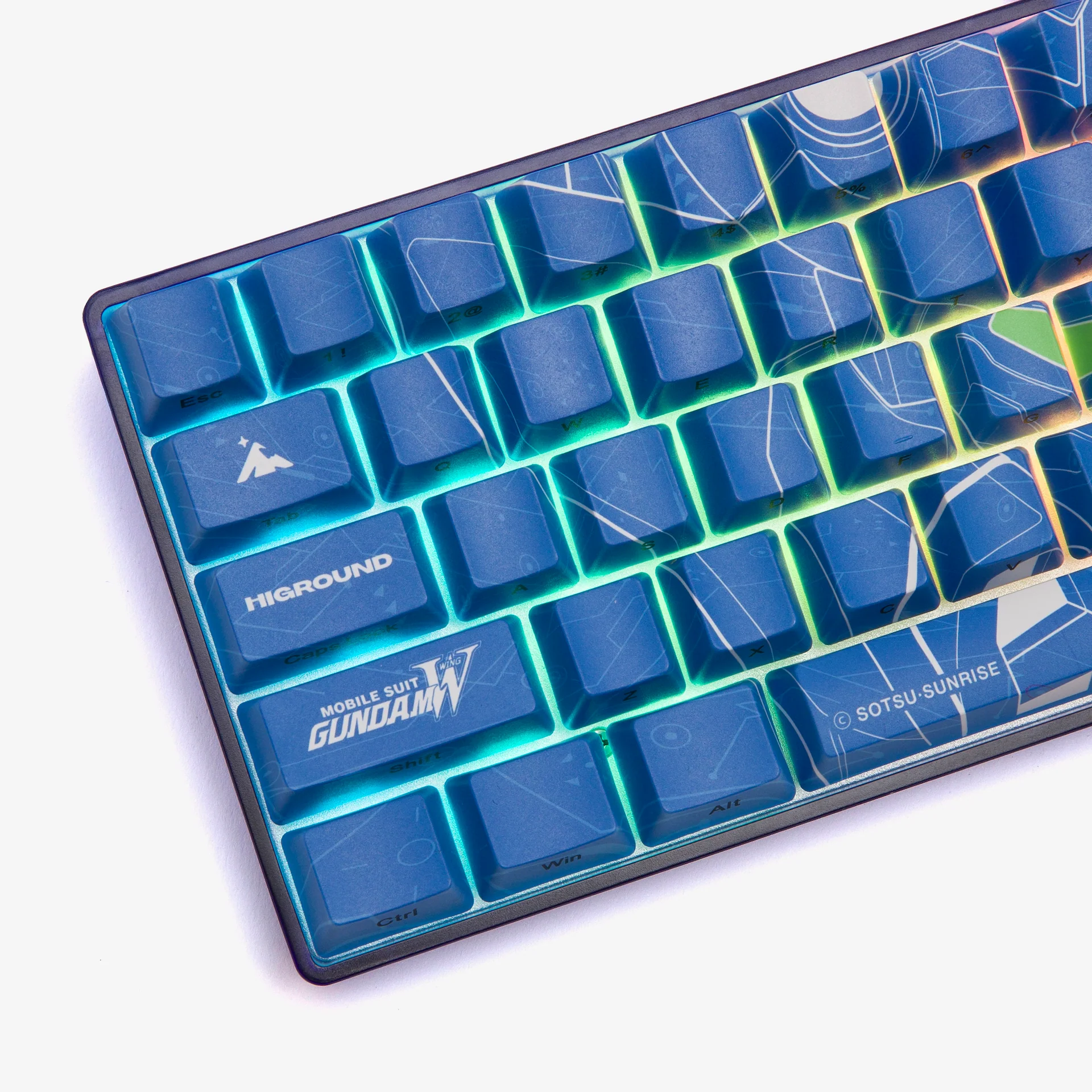 Gundam Basecamp 65 Keyboard - Admiral (Blue) - Image 3