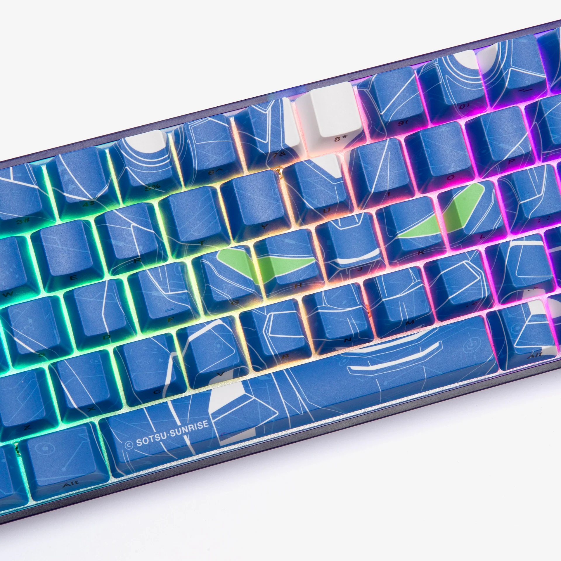 Gundam Basecamp 65 Keyboard - Admiral (Blue) - Image 4
