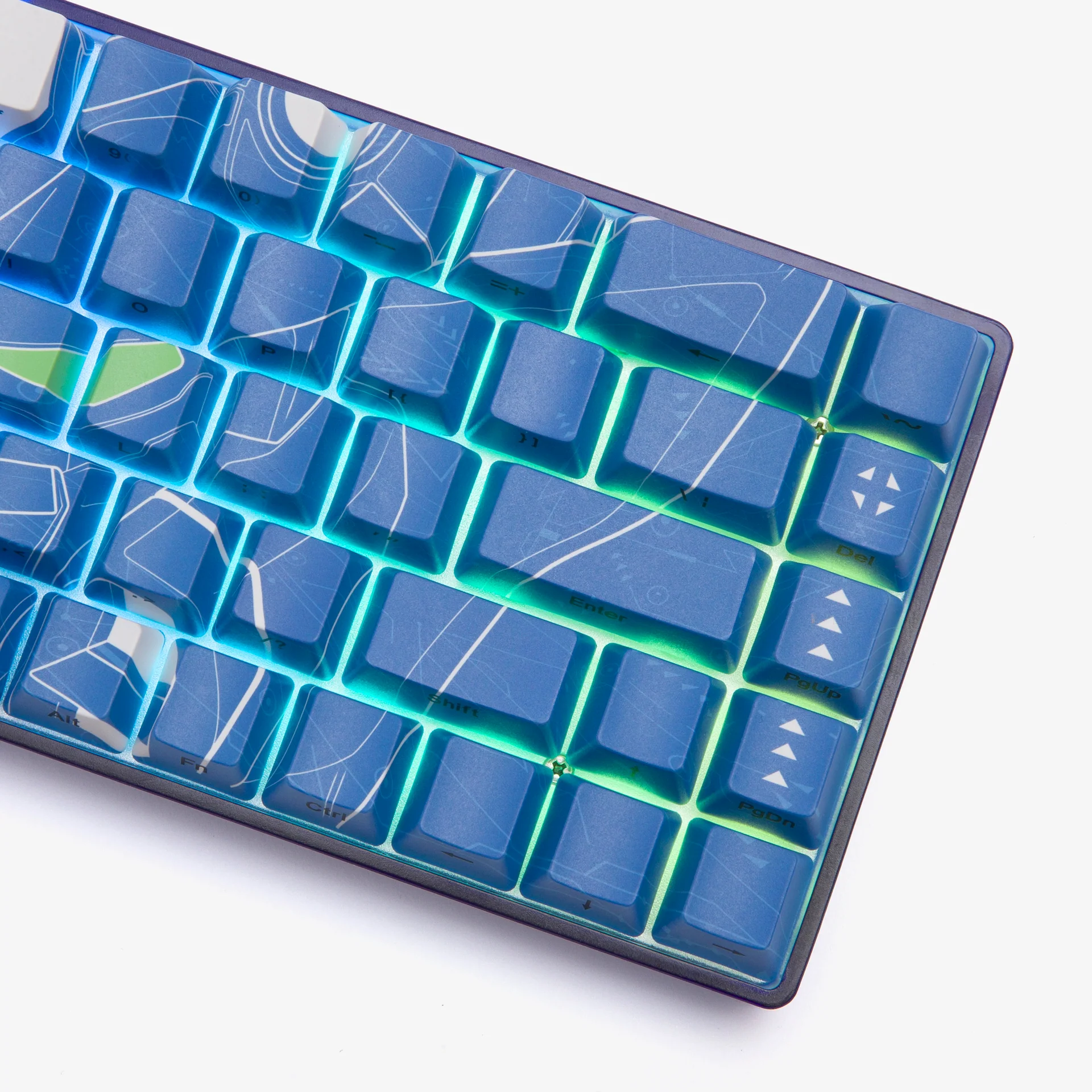 Gundam Basecamp 65 Keyboard - Admiral (Blue) - Image 5