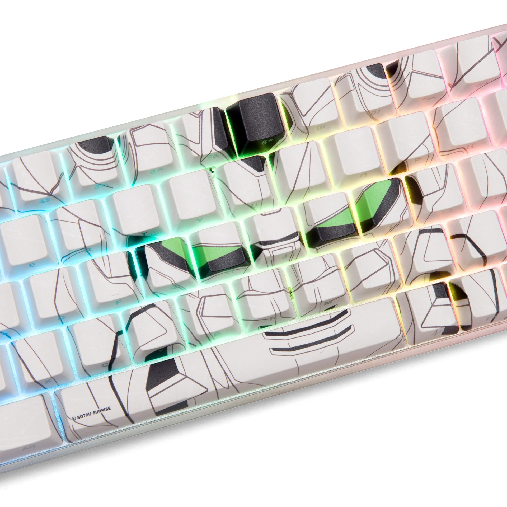 Gundam Basecamp 65 Keyboard - Admiral (White) - Image 4
